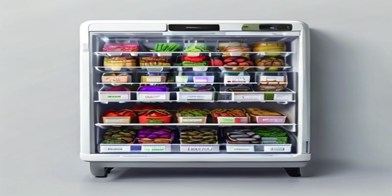 Freezer inventory app screenshot with food items and data